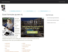 Tablet Screenshot of excelformules.com